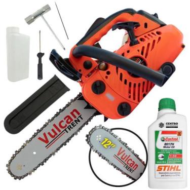 Imagem de Motosserra Vulcan VSL250 2T 25cc Com Ignição Eletrônica e Mola Retráti
