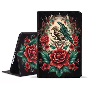 Imagem de stmedazm Capa para Samsung Galaxy Tab S10 Plus (2024)/S9 Plus/S9 FE Plus 5G 12,4 polegadas (2023), capa dobrável de couro sintético premium com suporte para despertar/hibernar automático - Totem