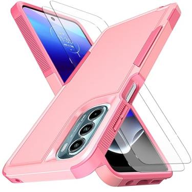 Imagem de YmhxcY Capa para Moto G Stylus 2022 5G, [proteção contra quedas de grau militar] [antiderrapante] [2 peças de protetor de tela TPE HD] Capa resistente à prova de choque para Motorola Moto G Stylus