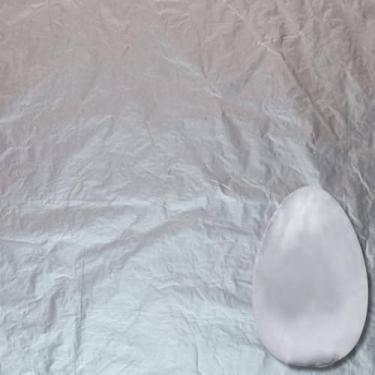 Imagem de 200 Papel Chumbo 40x50 Cm Prata Embalagem para Ovo De Páscoa - Laleti