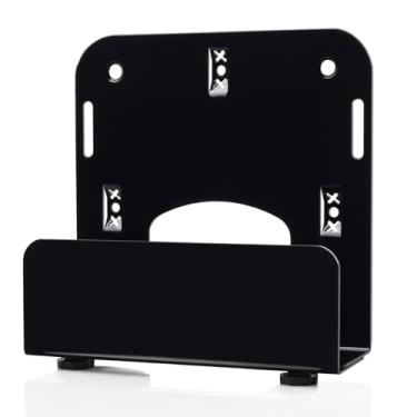 Imagem de Gmailmall Suporte de parede ajustável para modem de caixa de cabo para dispositivos pequenos e amplos, como leitores de DVD, console de jogos como PS3, PS4, Xbox, Apple TV, Roku, Fire TV, Mini PC, Mac