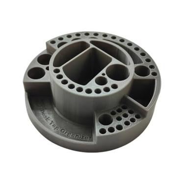 Imagem de rockible Mosca de compasso de compasso de compasso kit de mesa de mesa de trabalho equipamento de rack de armazenamento versátil acessórios caddy stand para