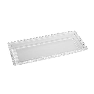 Imagem de LYOR - Travessa Retangular de Cristal Coração 30cm x 13cm x 3cm