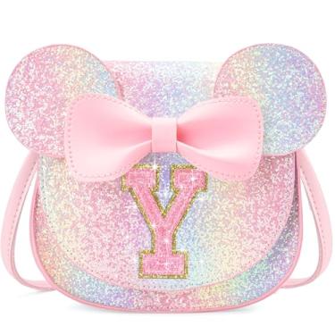 Imagem de OYLOLA Presentes de aniversário para meninas de 3, 4, 5, 6, 7 e 8 anos, bolsa infantil para meninas pequenas, presente para meninas, Cor rosa brilhante