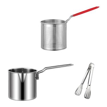 Imagem de YWJLQH aço inoxidável Frita de fritadeira Fritas frances