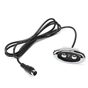Imagem de Controlador manual de sofá GRCFUMO, controlador elétrico de sofá, controlador de sofá de 2 botões, interruptor de controle manual de sofá com luz de fundo LED e entrada de porta