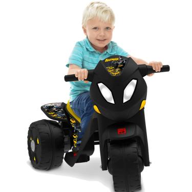 Imagem de Moto Triciclo Eletrico Infantil Bandeirante Batmoto Batman 6V
