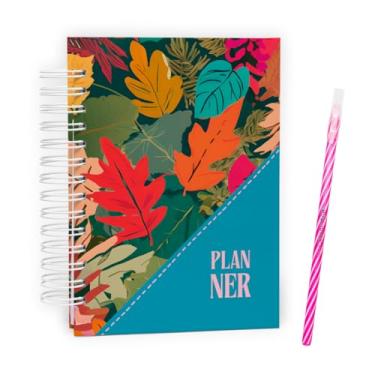 Imagem de Planner Visão Semanal Mensal Capa Dura Coleção Tropical Blue