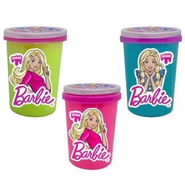 Imagem de 3x SLIME COM CHARMS 180G - BARBIE - SORTIDO - DOCE BRINQUEDO