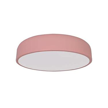 Imagem de Luminária Plafon Moon Med 40Cm 3 Lamp E27 Rosê Fosco