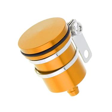 Imagem de Windance 8 mm CNC Alumínio Dianteiro Traseiro Reservatório de Fluido de Freio Cilindro Mestre Copo de Óleo para Yamaha Kawasaki Honda, Ducati Suzuki KM, BMW Aprilia (Dourado)