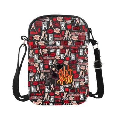 Imagem de G2TUP Bolsa tiracolo musical All That Jazz Pop Six Squish Uh Uh Cicero Lipschitz Gifts Roxie And Velma Bolsa de ombro musical, Tudo isso