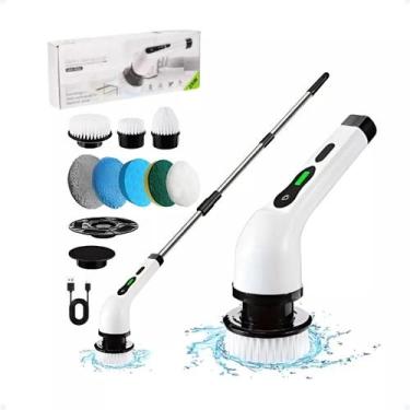 Imagem de Escova de Limpeza, Multifuncional Punho Longo, Spin Scrubber, Acessóri