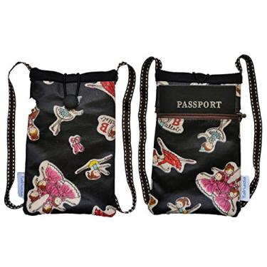 Imagem de Tainada Bolsa transversal pequena para smartphone, à prova de choque, bolsa de viagem para iPhone 15/14 Pro, 13 mini; Samsung Galaxy S24+, S23, A54; Google Pixel 8/7 (Ballet Girls Preto)