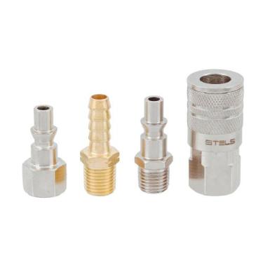 Imagem de Jogo de Conectores com Engate Rapido e Rosca 1/4 NPT 5701655 STELS