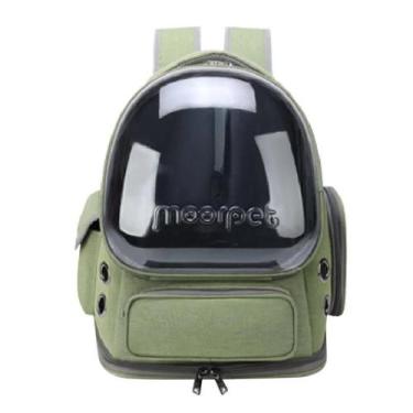 Imagem de Bolsa Transportadora Transparente e Respirável para Pets - Ideal para 