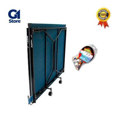 Imagem de Mesa de ping pong com rodízio klopf 1009 mdf 15mm kit ping pong luxo 5