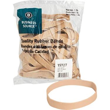 Imagem de Bandanas de borracha tamanho 107 Business Source – 453 g Bolsa (15727), Crepe, Size 107