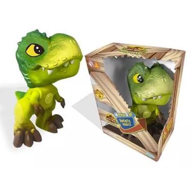 Imagem de Boneco Jurassic World Baby Dinos T-Rex com som 26 cm Puppies - Pupee