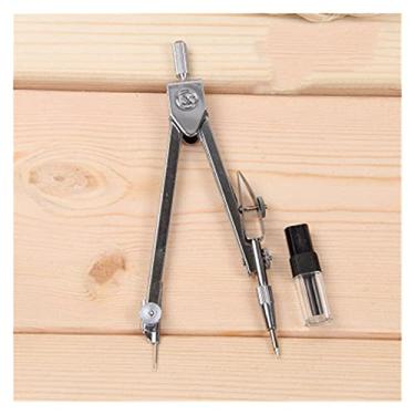 Imagem de Bússolas de desenho bússola profissional conjunto de geometria de bússola com bloqueio matemática e bússola de precisão metal e durável para sólido e plano Precis Math Geometry Kit
