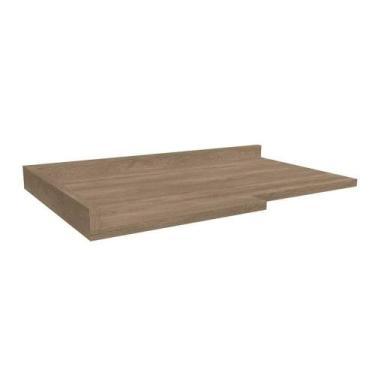 Imagem de Tampo de Cozinha Modulado Canto Reto E611 98cm Nogal - Kappesberg