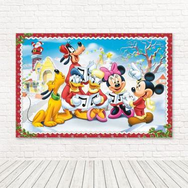 Imagem de Painel Retangular 3D Sublimado Natal 2,0X1,5 Frt-4637