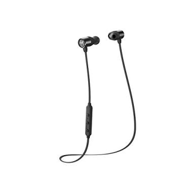 Imagem de Motorola Verveloop 200 fones de ouvido intra-auriculares Bluetooth sem fio, 6H de reprodução, microfone integrado, design sem emaranhamento, ajuste seguro – Funciona com Alexa – Preto