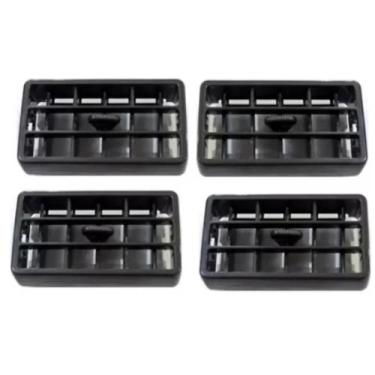 Imagem de Kit Difusor Ar Painel Central Lateral F250 F350 F4000 Preto - AutoPlas