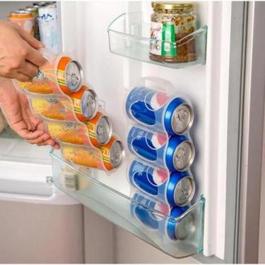 Imagem de Organizador de Refrigerador para Latas de Cerveja e Bebidas