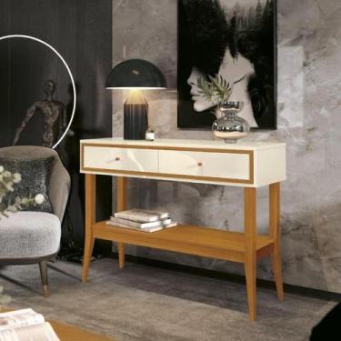 Imagem de Aparador / Bancada BA Estilo Retrô Cor Off White Cedro - EDEN