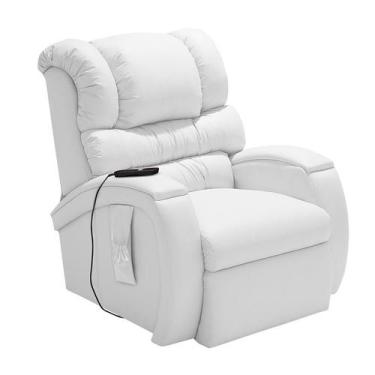 Imagem de Poltrona Reclinável Motorizada Imperial Branca - Império Estofados