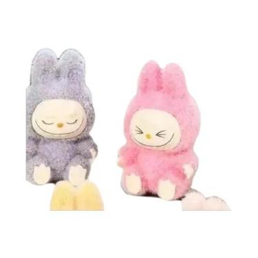 Imagem de Mini Pelúcia Labubu Sentado 43cm Enfeite De Mesa DIY Criativo Desenho 