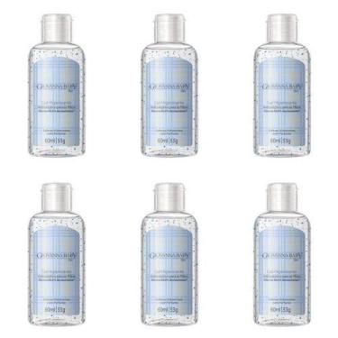 Imagem de Kit  Álcool em Gel Higienizante Giovanna Baby Blue 60ml -  6 unidades
