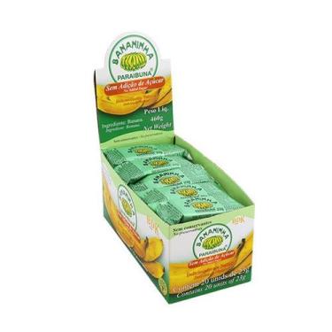 Imagem de Bananinha Sem Adição De Açúcar Paraibuna Contendo 20 Unidades De 23g C