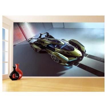 Imagem de Papel De Parede 3D Carro Lamborghini Vision Gt 3,5M Car232 - Você Deco