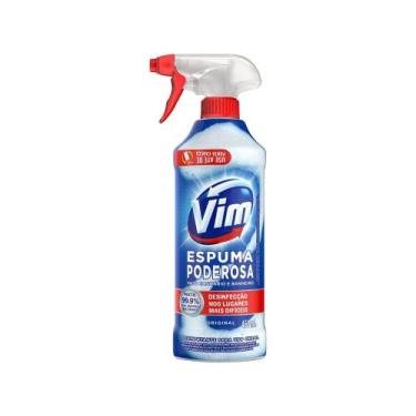 Imagem de Desinfetante Spray VIM Espuma Poderosa 450ml, Sem fragrância, 450ml