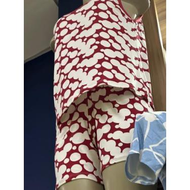 Imagem de Conjunto feminino pijama estampado regata - Limite zero pijamas 