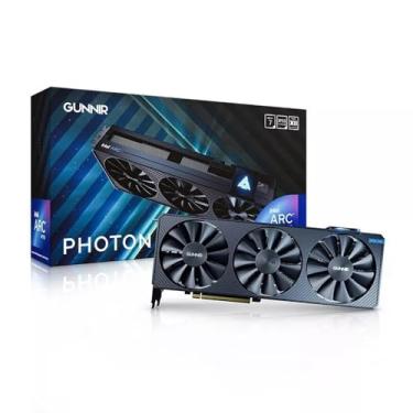Imagem de Placa gráfica preta GUNNIR Intel Arc A770 Photon 16GB OC GDDR6 2400MHz com ventilador triplo (256 bits, PCIe 4.0, HDMI/DisplayPort, suporta 4k)