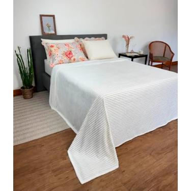 Imagem de Manta Flannel Fleece Canelada Casal Serrano 2,00 m x 2,20 m Com 1 peça - Produto Importado