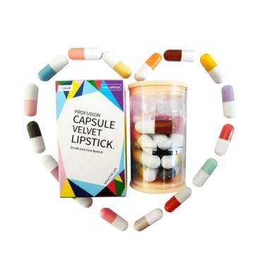 Imagem de Conjunto de batom mini cápsula de 16 cores, conjunto de mini batom fosco de veludo antiaderente, fácil de colorir, cotonete impermeável de longa duração, conjunto de presente para maquiagem