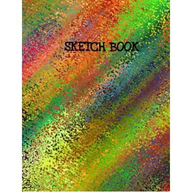 Imagem de Cuaderno de Dibujo (Sketch Book), Diseño de Colores, Tamaño 8.5x11 Pulgadas, 110 hojas, para dibujar y pintar