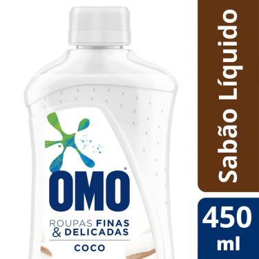 Imagem de Lava-Roupas Líquido Omo Roupas Finas e Delicadas Coco 450ml