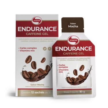 Imagem de Caffeine gel mocha 12 saches de 30g vitafor