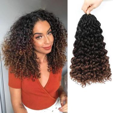 Imagem de Cabelo de crochê Naniciar Pretwisted Gogo Curl 30 cm, 8 pacotes