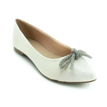 Imagem de Sapatilha Feminina Sua Cia 8302.14315 - Branco Off-Feminino