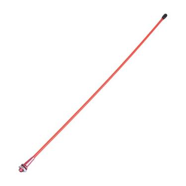 Imagem de MERIGLARE Suporte para kit de modelo, base de antena, conjunto de manga de tubo, base de liga de alumínio, conjunto de antena receptor universal para modelos de, Vermelho