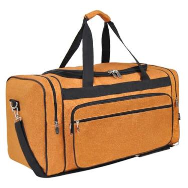 Imagem de NGIL Bolsa de lona de 58,4 cm, Glitter laranja, Casual