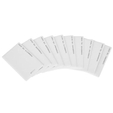 Imagem de ZJchao 10pcs 125kHz Cards de Proximidade RFID Cartão de Acesso Grosso Padrão Card Grosso RFID Cartões Legíveis para Acesso Ao Controle de Porta Com 5-10 Cm de Distância de Leitura