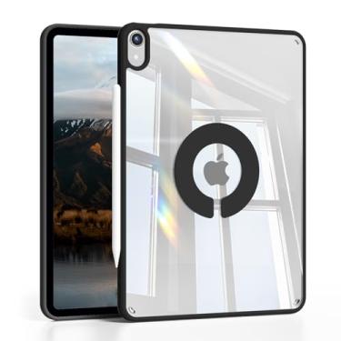 Imagem de GKABXY Capa magnética para iPad Air 11 polegadas M3/M2 (2025/2024), iPad Air 5ª/4ª geração (2022/2020) 11 polegadas capa traseira transparente, moldura de TPU macio e parte traseira transparente, capa