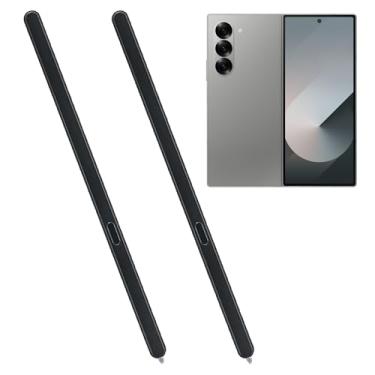 Imagem de 2 canetas Z Fold 7 S edição dobrável de substituição para Samsung Galaxy Z Fold7 Fold Edition Stylus Pen compatível com Galaxy Z Fold 7 SPen Fold Edition Slim Pen (preto)